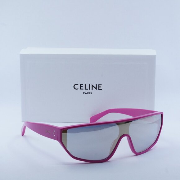 FINAL PRICE NEW CELINE CL40195I 75C PINK SILVER SUNGLASSES - Picture 9 of 11